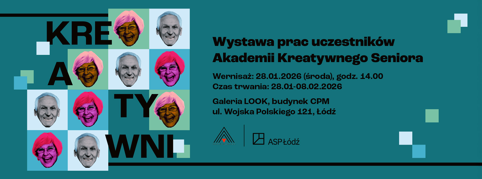 Baner wystawy KREATYWNI