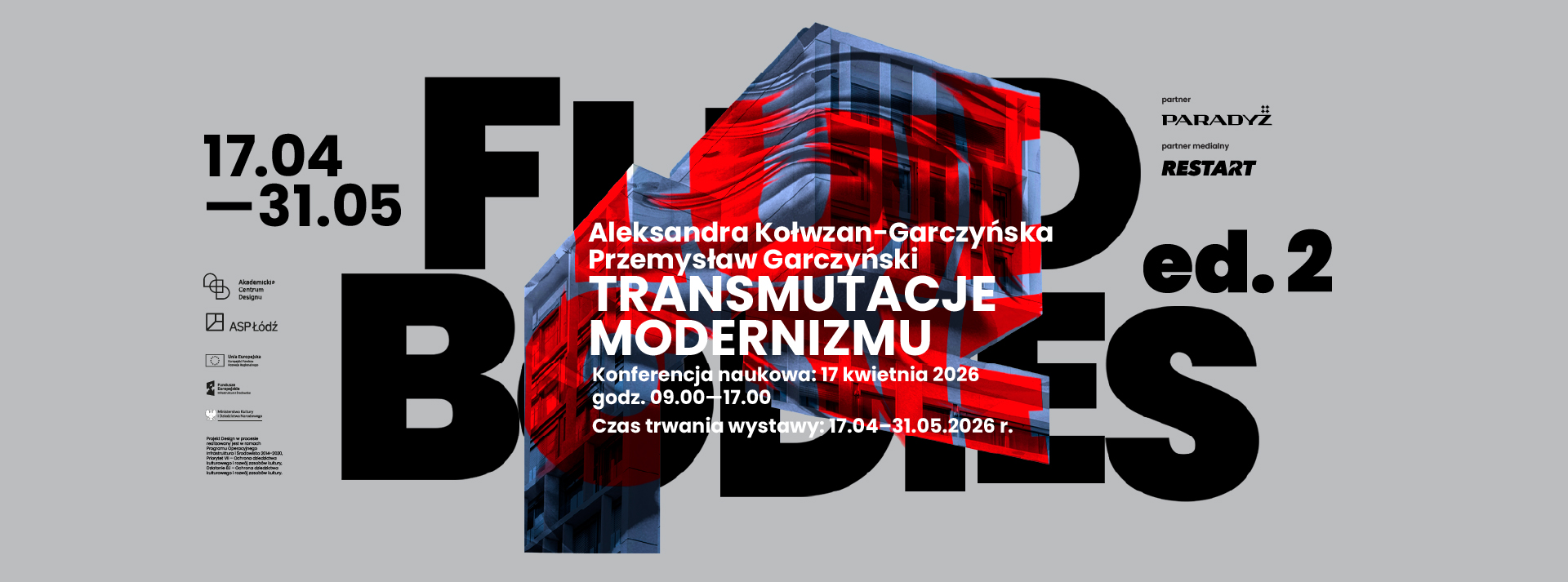 Baner wystawy: Transmutacje modernizmu