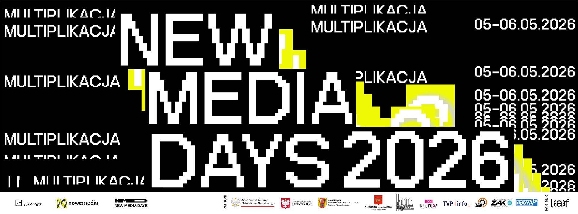 Baner wydarzenia New Media Days Łódź 2026