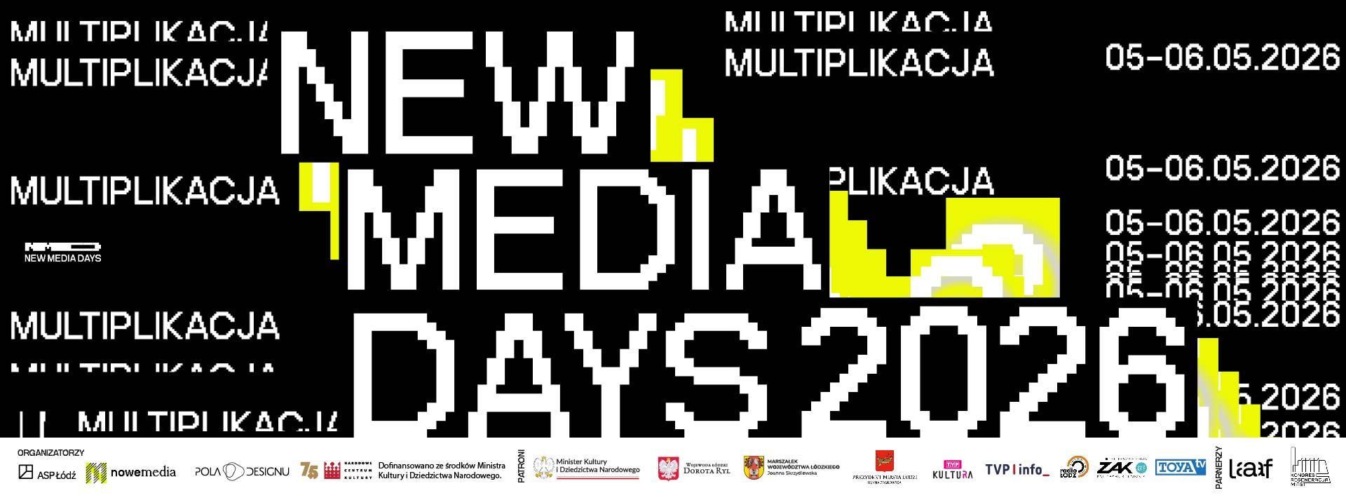 Baner wydarzenia New Media Days Łódź 2026