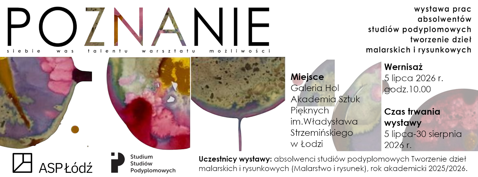 Baner wystawy POZNANIE